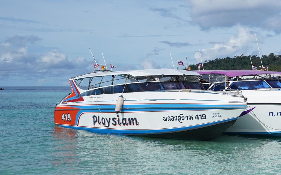 One Way Van and Speedboat Ticket Hat Yai Airport to Koh Lipe - Pick-up and Transportation Details