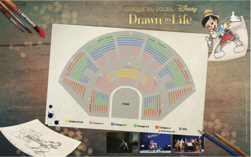 Orlando: Drawn to Life Cirque Du Soleil Entry Pass - About the Show