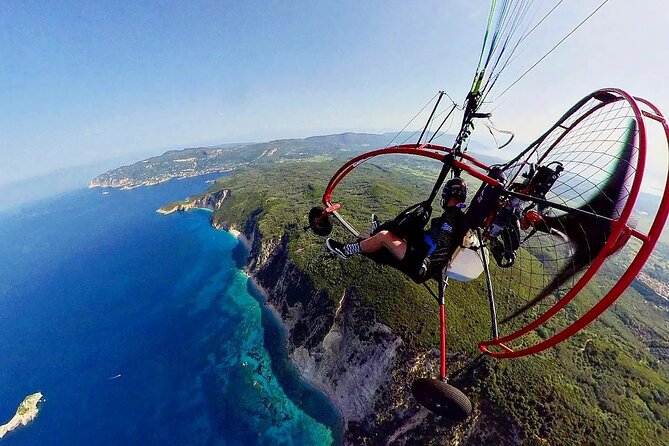 Paramotor Trike Flight at Corfu - Sunset Flight Experiences