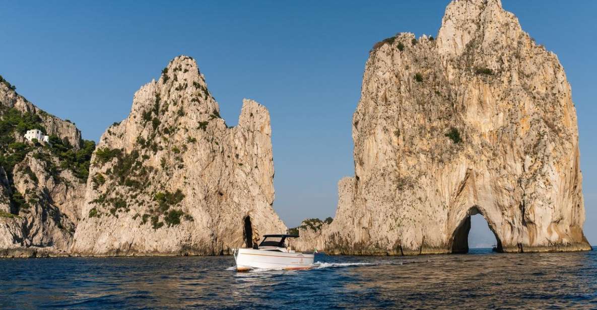 Positano: Boat Tour of Capri With Drinks and Snacks - Tour Description