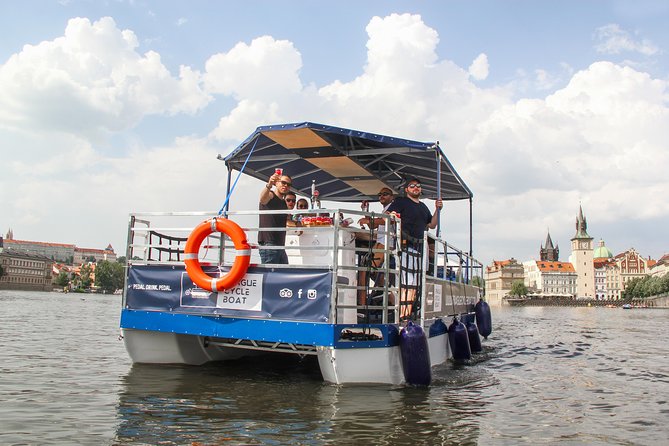 Prague Cycle Boat - The Swimming Beer Bike - Paddle Down the Vltava River