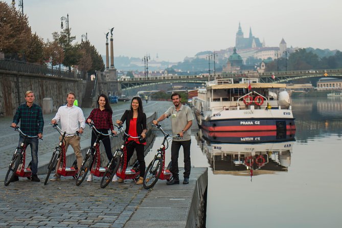 Prague E-scooter Sightseeing Small Group or Private Tour & Free Taxi Pick Up - Tour Details