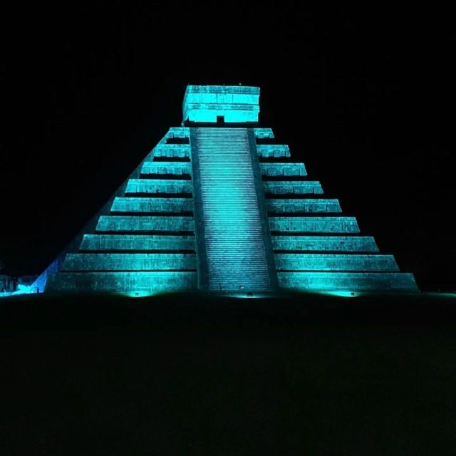 Private Chichen Itza Video Mapping / Nights of Kukulkan - Illuminated Ruins at Chichen Itza