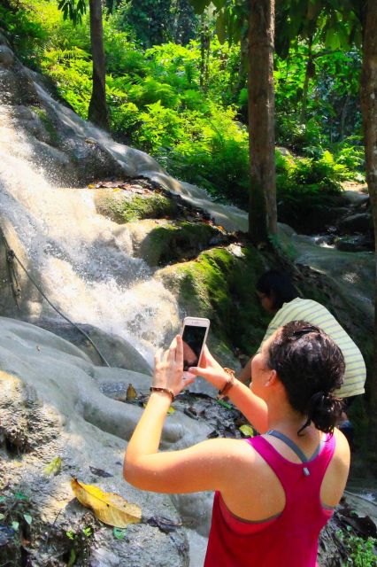 Private Tour Climb Sticky Waterfall Like Spiderman - Climb Sticky Limestone Waterfall