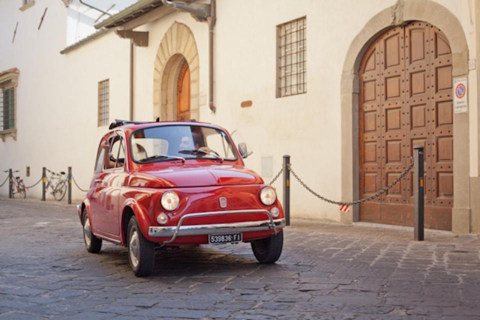 Private Vintage Fiat 500 Tour From Florence With Lunch - Itinerary at a Glance