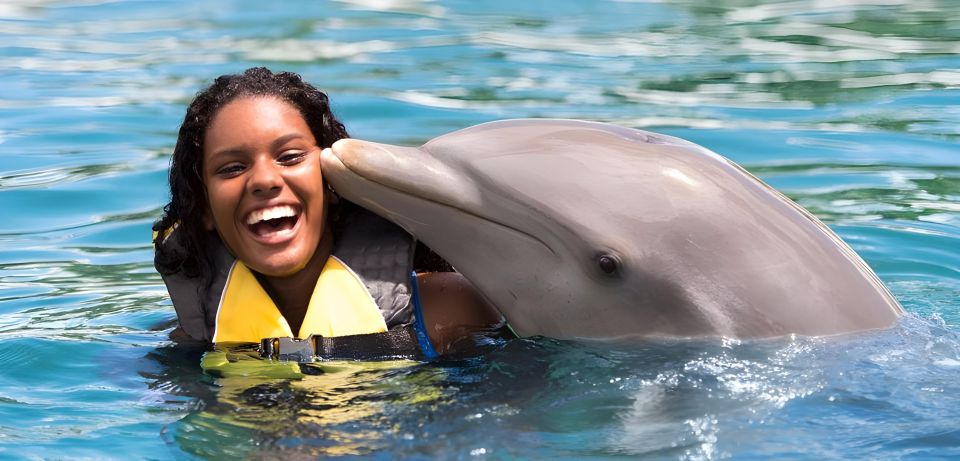 Puerto Plata Ocean World Adventure Park, Taino Bay, Amber Cove - Relaxing at Dolphin Beach