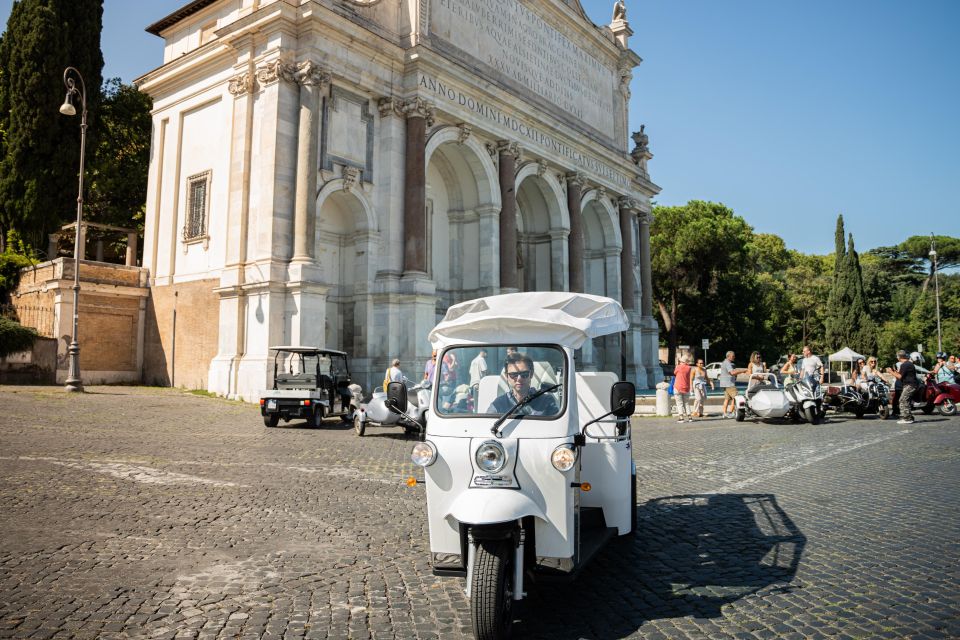 Rome: 2-Hour Vip Tuk-Tuk Tour With Hotel Pickup - Pyramid of Cestius