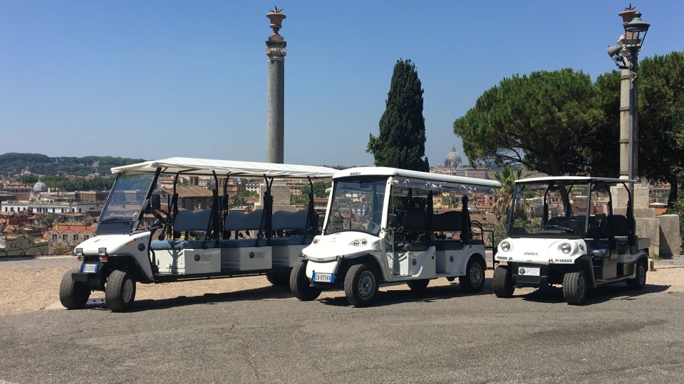 Rome: 4-Hour Private Afternoon Golf Cart City Tour - Highlights of the Tour