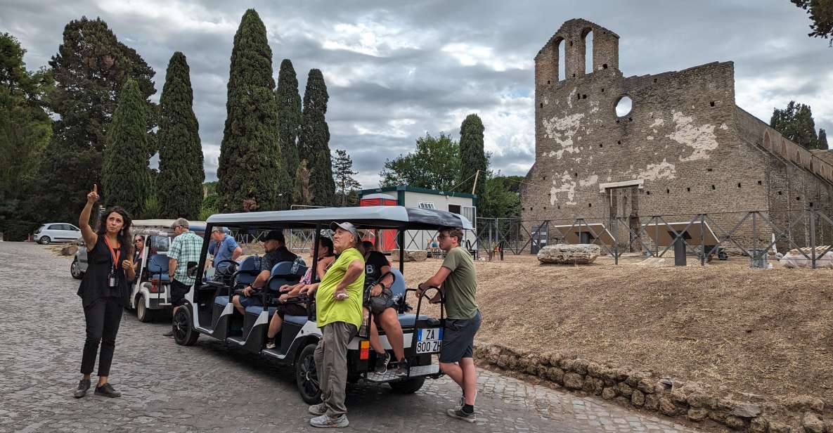 Rome: Appian Way & Catacombs Golf Cart Shared Tour - Discovering the Catacombs