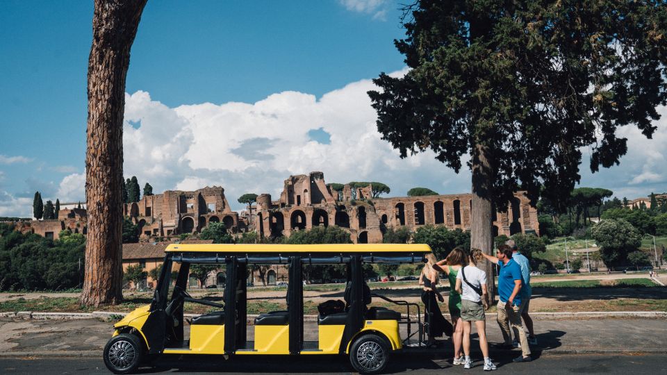 Rome: Appian Way Golf Cart Tour With Roman Catacombs Entry - Itinerary