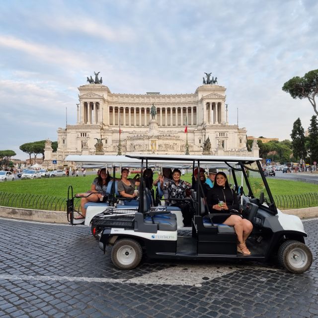 Rome: Highlights and Hidden Sights Golf Cart Tour - Included Amenities