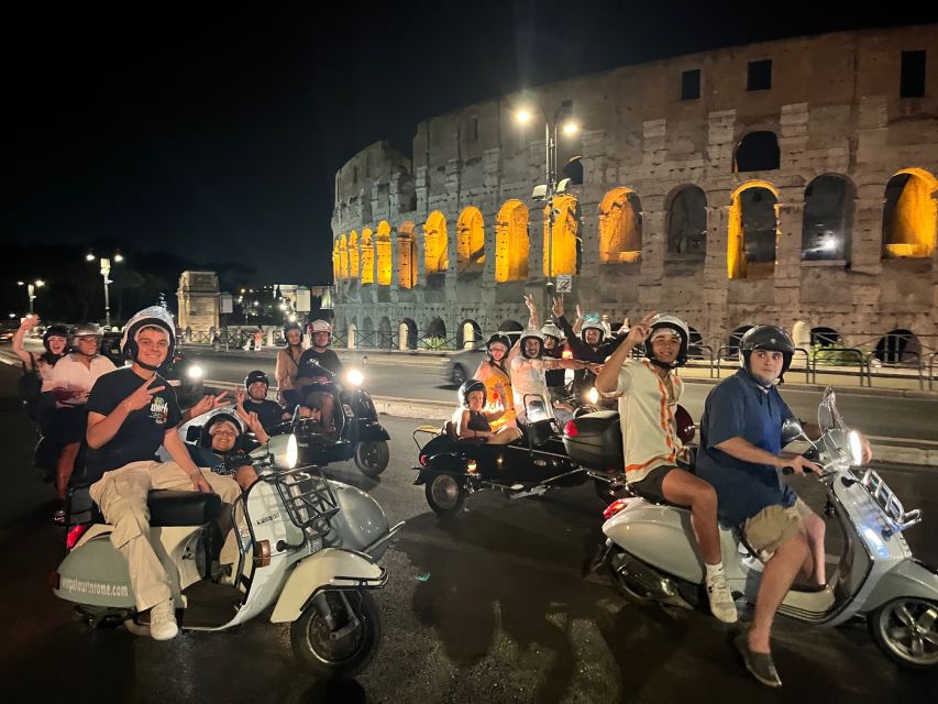 Rome: Highlights Vespa Sidecar Tour With Coffee and Gelato - Duration and Starting Location