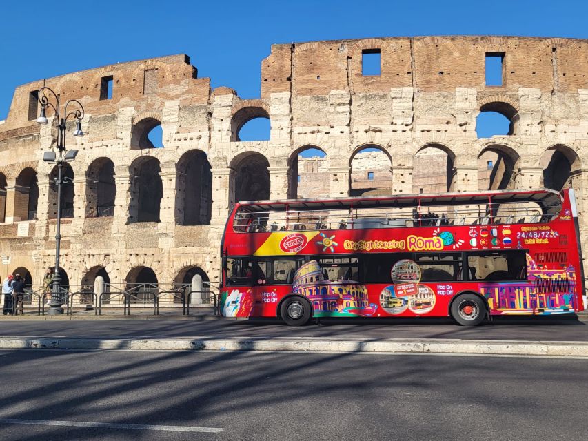 Rome: Hop-On Hop-Off Bus, Roman Forum & Colosseum Tour - Highlights of the Tour