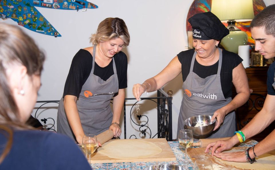 Rome: Pasta and Tiramisu Shared Cooking Class With Wine - Inclusions