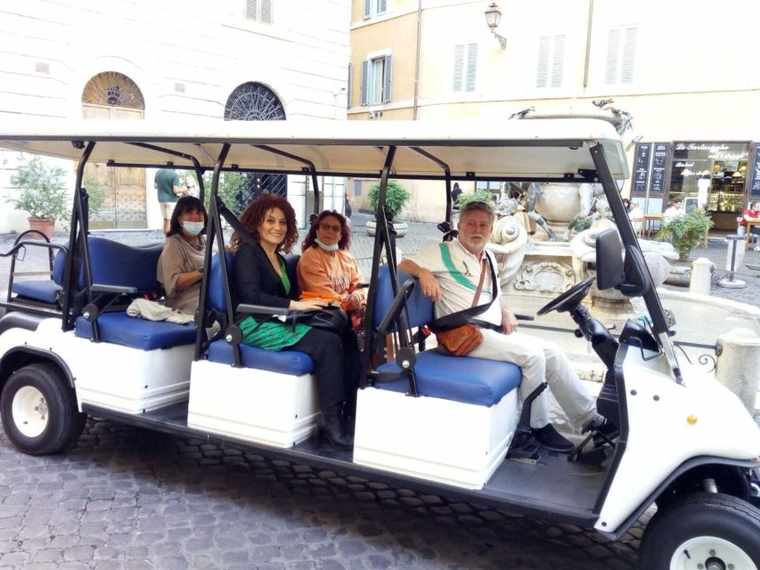 Rome: Private Customizable 3-Hour Golf Cart City Tour - Discovering Hidden Gems