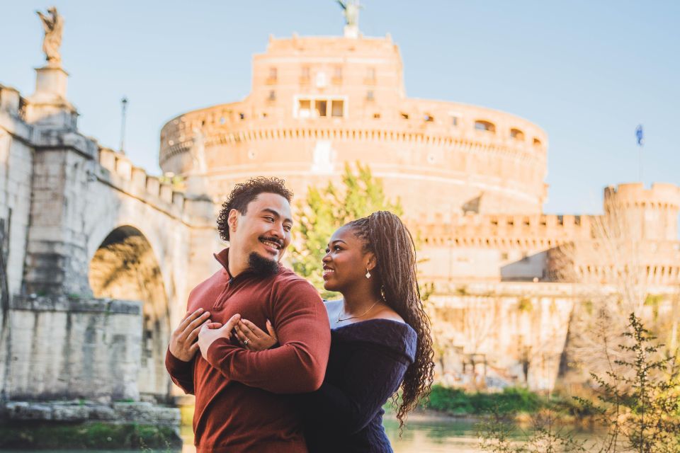 Rome: Professional Private Photoshoot at Castel Sant'Angelo - Group Size and Duration