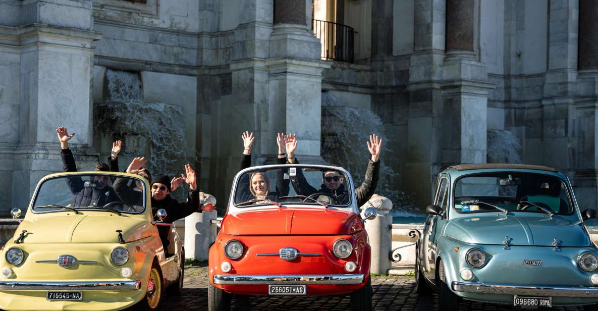 Rome: Self-Drive Fiat 500 Cabriolet Adventure - Breathtaking Panoramic Views