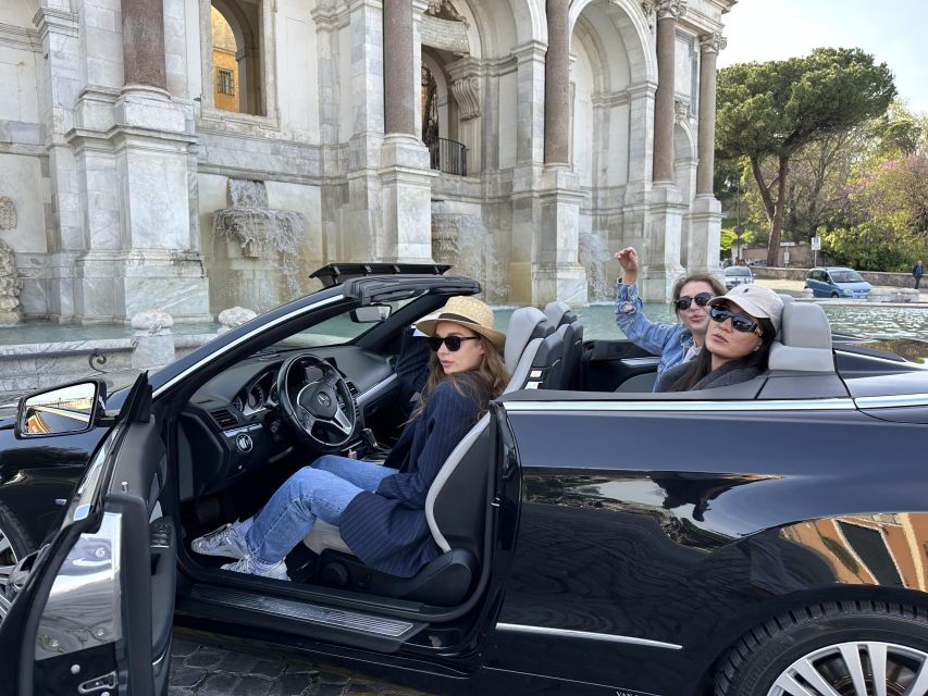 Rome: the Tour of Rome on Convertible. Top 100 Views - Tour Itinerary