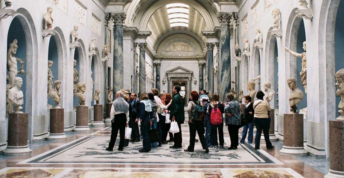 Rome: Vatican Museums and Sistine Chapel Skip-the-Line Tour - Pinecone Courtyard and Galleries