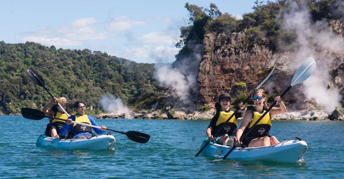 Rotorua: Guided Waimangu Walk and Steaming Cliffs Kayak Tour - Tour Inclusions