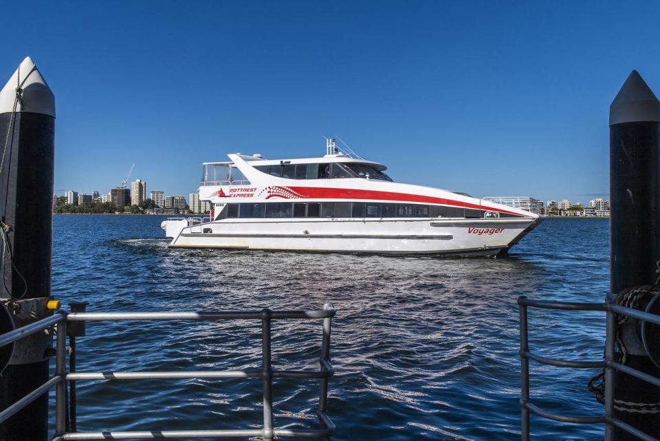 Rottnest Island: Premium Ferry Service With Cheese & Wine - Departure Information