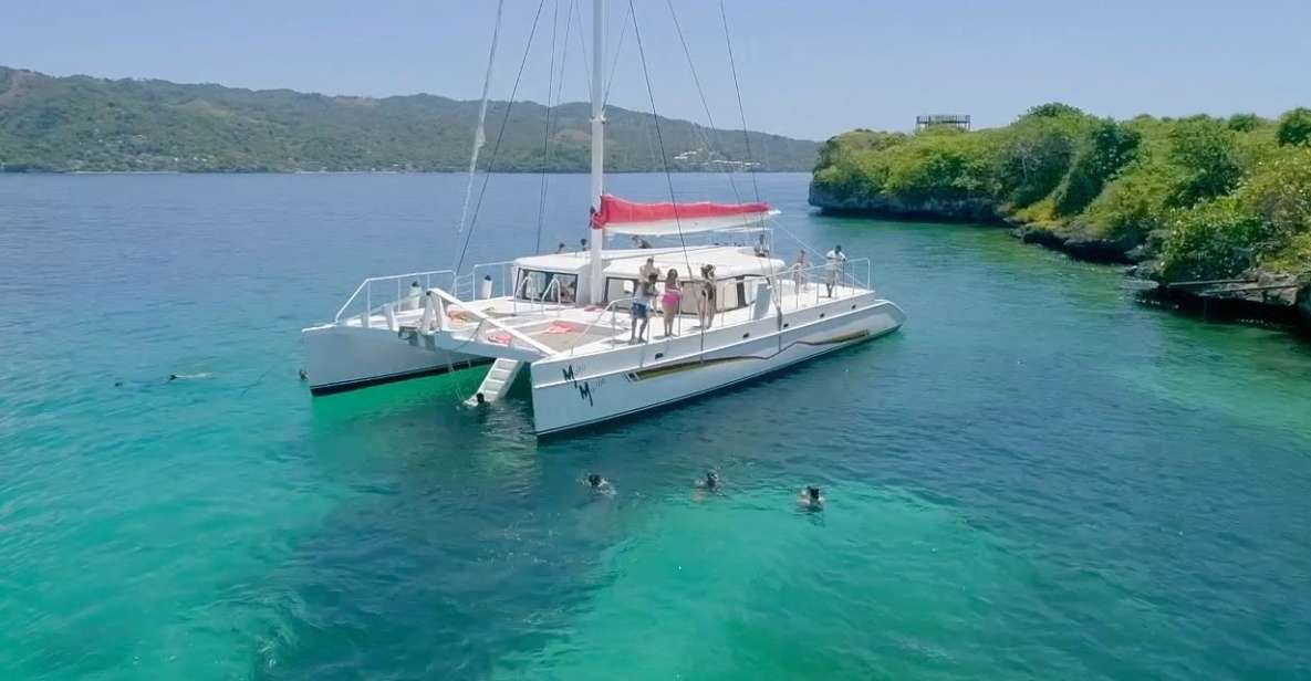 Samana: Catamaran Boat Tour With Snorkeling and Lunch - Sailing Through Samana Bay