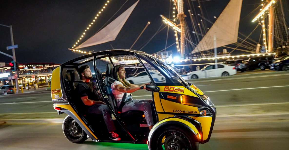 San Diego: Coronado Island Electric GoCar Night Tour - Pricing and Duration