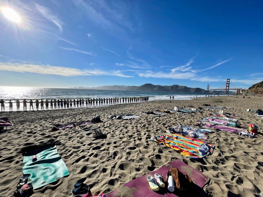 San Francisco: Silent Disco Yoga at Baker Beach - Reservation