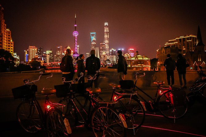 Shanghai Small-Group Night Tour by Bike - Bicycle and Gear Provided