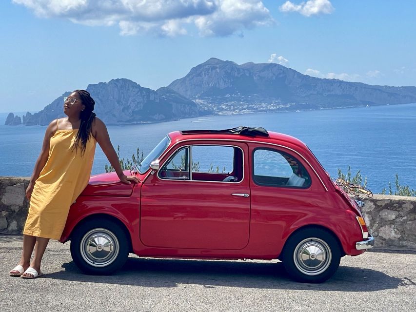 Sorrento Coast Couples Photo Tour by Vintage Fiat 500 - Inclusions and Exclusions