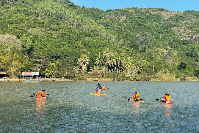 Stand Up Paddle Boarding and Sunset Watching on Cai River - Experience in Thon Tra Villages