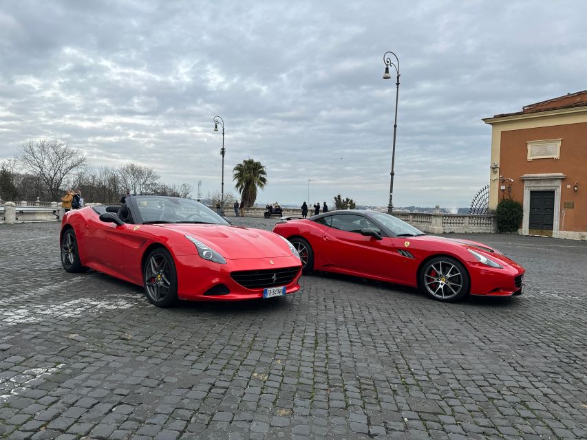 Testdrive Ferrari Guided Tour of the Tourist Areas of Rome - Available Languages and Starting Point