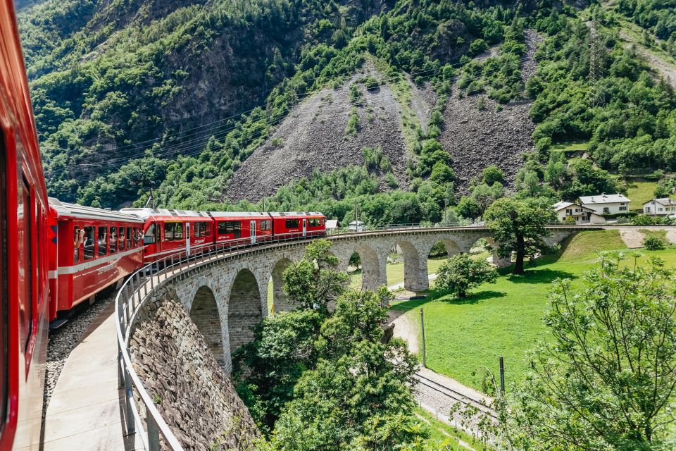 Tirano to St. Moritz: Bernina Red Train Return Day-Ticket - Experience Description