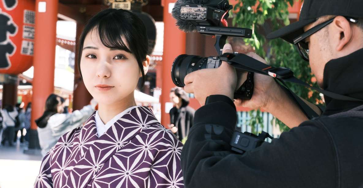 Tokyo: Video and Photo Shoot in Asakusa With Kimono Rental - Included Services