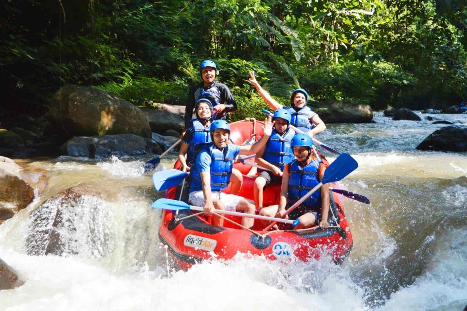 Ubud: Ayung River White Water Rafting Adventure Experience - Inclusions