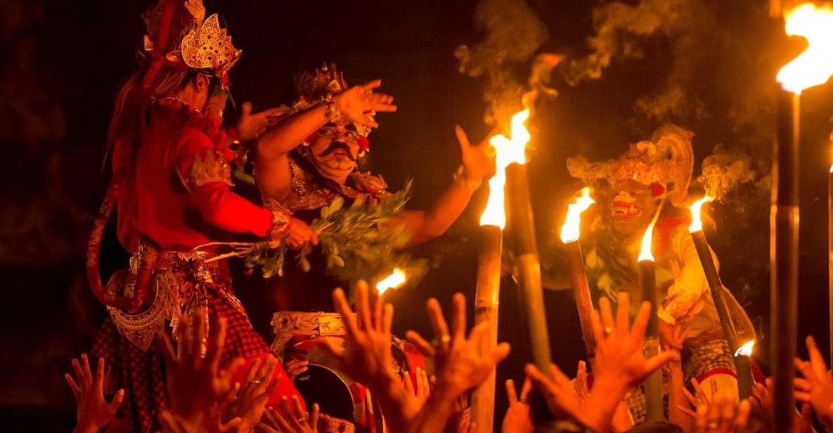 Ubud: Kecak Dance and Royal Balinese Resort Dinner Ticket - Kecak Fire Dance Performance