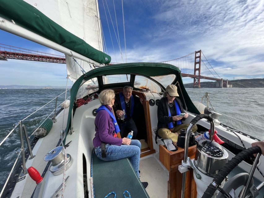 2hr PRIVATE Sailing Experience on San Francisco Bay 6 Guests - Key Points