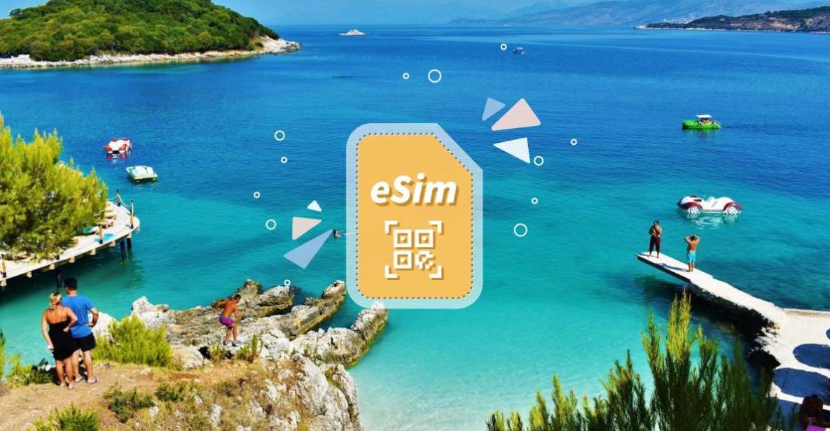 Albania/Europe: Esim Mobile Data Plan - Purchase or Top Up Anytime