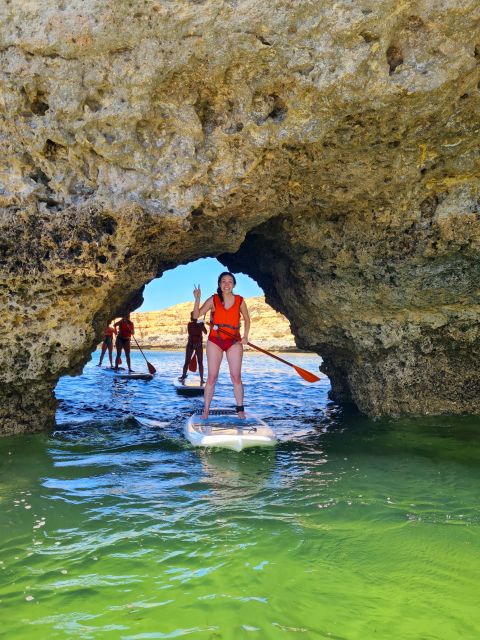 Albufeira: Stand-Up Paddle Caves and Private Beaches Tour - Activity Description