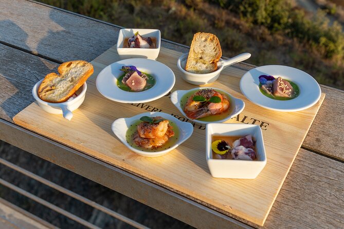 Aperitif on the Roof-Top Terrace at Tenuta Delle Ripalte - Wine Tasting and Local Appetizers