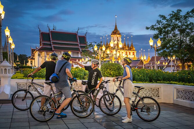 Bangkok Night Bike With Flower Market and Grand Palace - Meeting and Pickup