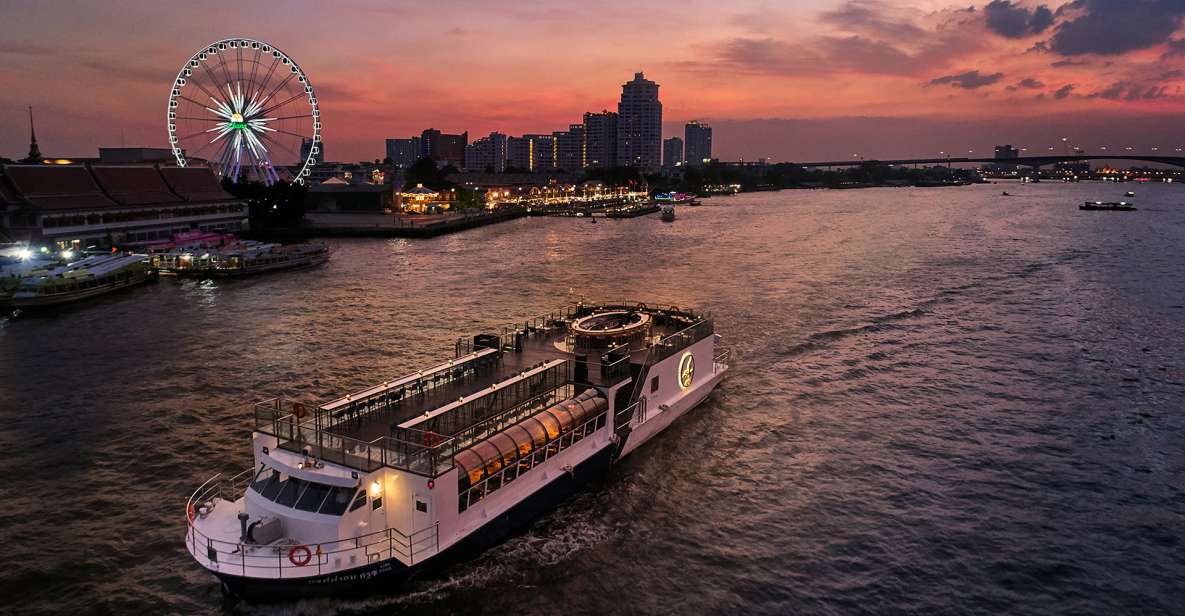 Bangkok: Saffron Chao Phraya River Dinner Cruise - Inclusion Breakdown