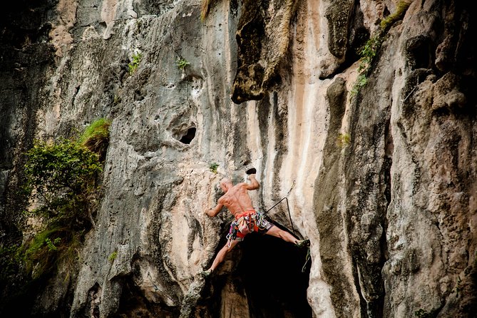Beginners Full Day Rock Climbing and Caving Tours at Railay Beach in Krabi - Rock Climbing Experience