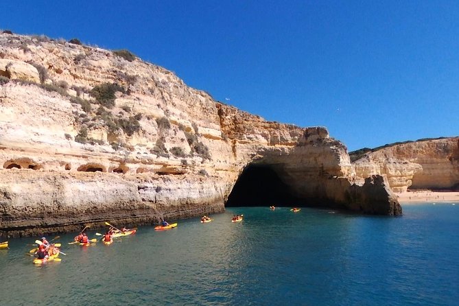 Benagil Kayak Tour On Board a Fantastic Catamaran - Refreshing Swims in the Coves