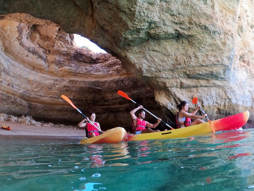 Benagil: Kayaking Adventure in Benagil Caves & Marinha Beach - Discovering Praia Da Marinhas Hidden Gems