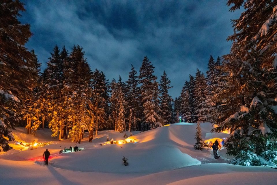 Bend: Cascade Mountains Snowshoeing Tour and Bonfire - Inclusions