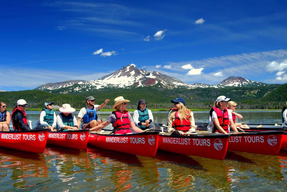 Bend: Half-Day Brews & Views Canoe Tour on the Cascade Lakes - Canoeing on Mountain Lakes