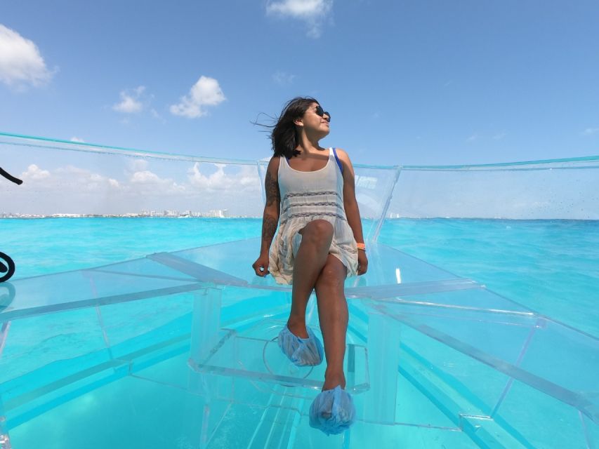 Cancun: Transparent Boat Tour With Drinks - Marine Life Observation