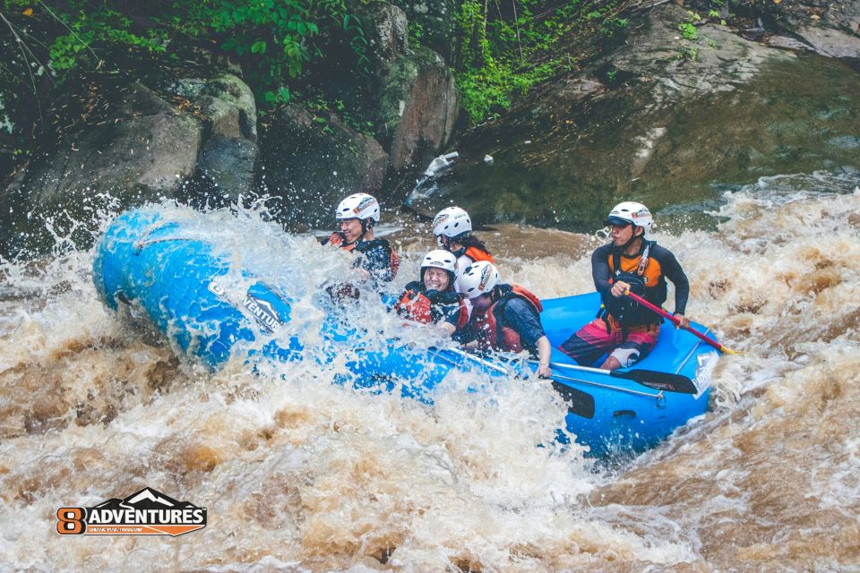 Chiang Mai: Whitewater Rafting and Waterfall Trekking Tour - Waterfall Trekking and Swimming