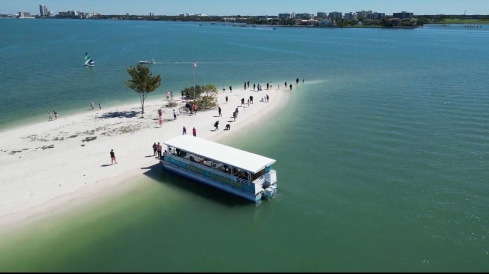 Clearwater Beach: Dolphin and Island Sandbar Boat Tour - Onboard Amenities